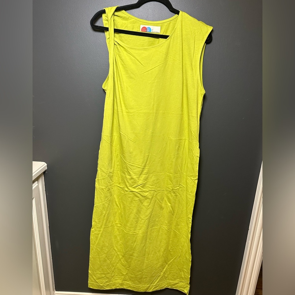 Free People | FP Beach Drew Midi | Green Twisted Sleeve | Small | NWOT |CALL OUT